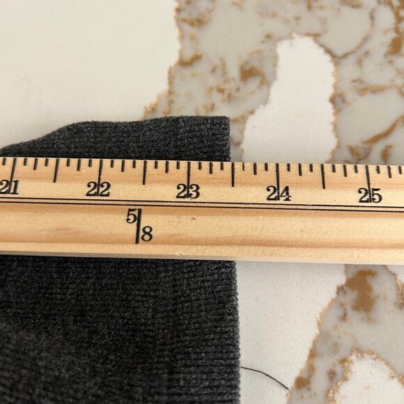 AllSaints Henley Shirt Pullover SZS Regular Fit Gray Long Sleeve Ribbed - Picture 9 of 10